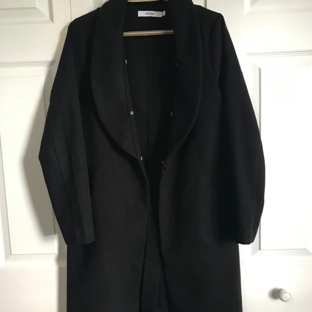 Long black coat